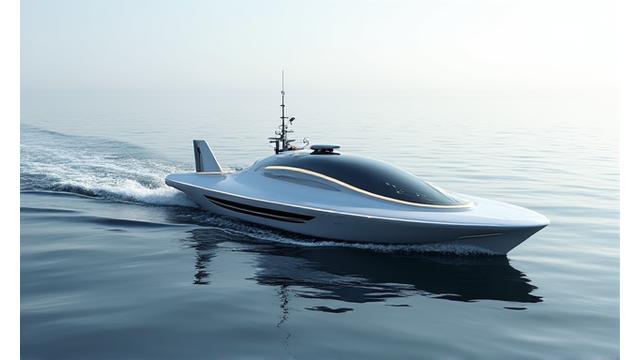 Système de navigation autonome sur un navire futuriste